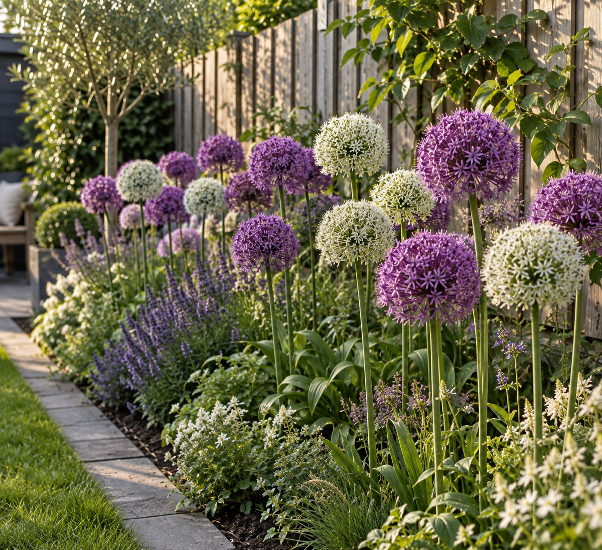 Allium Paars & Wit Mengsel