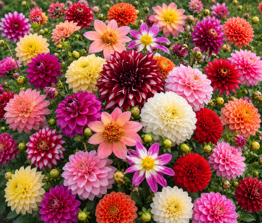 20 Dahlia's Mix – Voordelige Collectie